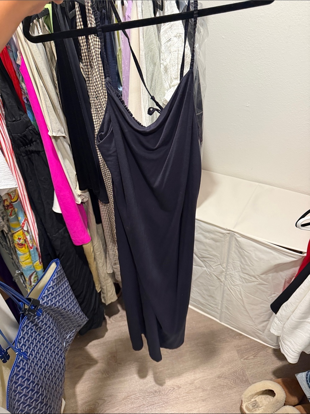 COS Cowell neck maxi dress